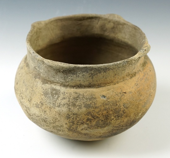 5 1/2" wide by 4" tall Ancient Pottery Vessel recovered at the Grant Site in Lee Co., Arkansas.