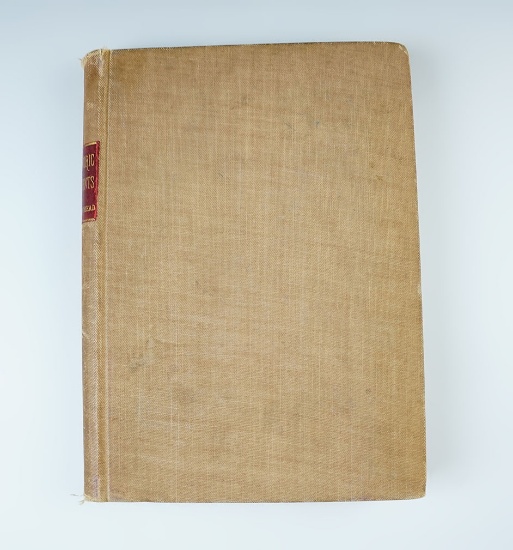 Hardcover Book: "Prehistoric Implements" by Warren K. Moorehead, 1900. In fair condition.