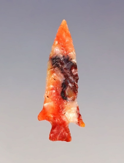 1 1/16" Columbia River Gempoint made from beautiful semi-translucent multi-colored Agate.