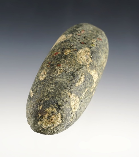2 7/8" Loafstone made from attractive Porphritic Hardstone. Found in Mercer Co., Ohio.
