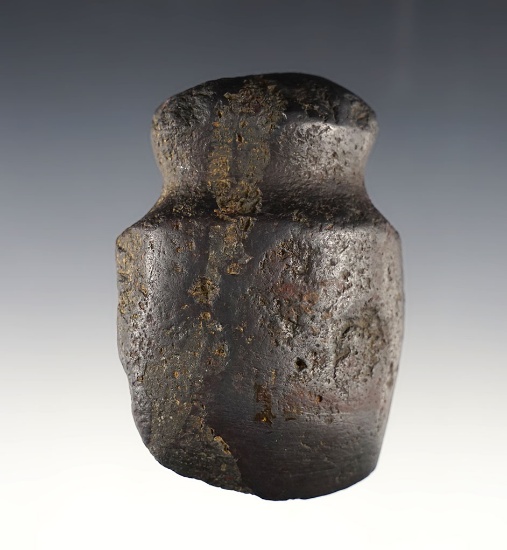 3 5/16" Full Grooved Hematite Axe found near Buffalo, Putnam Co., West Virginia.