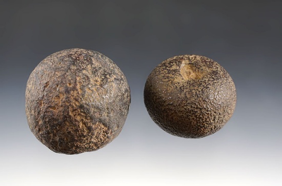 Pair of Hematite Cones found near the town of Buffalo, Putnam Co., West Virginia. Ex Myres.