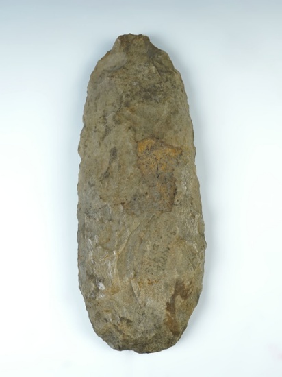 Large 9 7/8" Mill Creek Chert Spade found near Cahokia, St. Clair Co., Illinois.