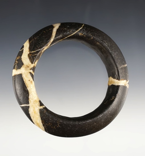 Beautifully made 4 1/8" African Neolithic Bracelet in fantastic condition.