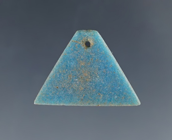 Rare! 5/8" long Delft Glass Earring - Townley Reed Site, Geneva, New York. Circa 1710-1745.