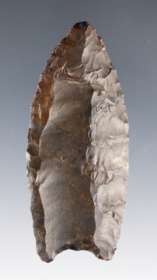 2 1/4" Fluted Paleo Clovis made from Coshocton Flint. Found in ...