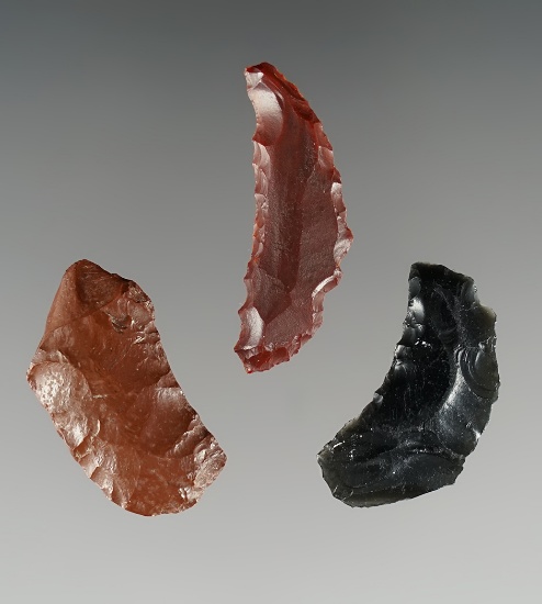 Set of three Paleo Crescents found by R. D. Mudge in the 1960s in ...