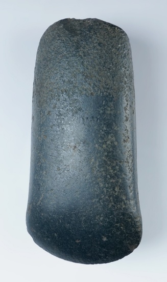 8 1/4" x 4 1/8"  Flared Bit Celt made from Diorite. Recovered near Belle Center, Logan Co., Ohio.