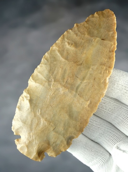4 11/16" Dovetail made from a beautiful grade of Carter Cave Flint. Found in Bath Co., Kentucky.