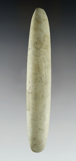 Rare! 5 5/16" Pre-Columbian Taino Culture Double Bit Hardstone Chisel/ Celt. Found in Hispaniola.