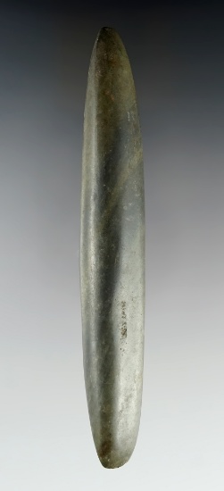 Rare! 5 15/16" Highly polished Pre-Columbian Taino Culture Double Bit Hardstone Chisel/ Celt.