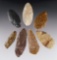 Set of 7 New Mexico Blades in good condition. The largest is 3 9/16