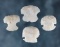 Set of 4 Hafted Scrapers made from Agate. Found near San Luis Potosi, Mexico. Ex. David Tate.