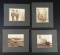 Group of 4 Vintage Photographs from the early 1900's. Largest matte is 8