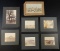 Group of 7 Vintage Photographs from the early 1900's. Largest frame is 8