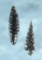 Pair of Obsidian points including a Rose Springs and a Cascade. Both found in California.