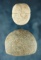 Pair of Loafstones including a 1 7/16
