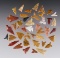Set of 40 colorful New Mexico Points. Some have damage. The largest is 1 1/16