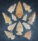 Set of 12 New Mexico Points. The largest is 2 1/8