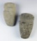 Pair of 3/4 Groove Adzes found in Ohio. Both are in good condition. The larger is 5 1/2