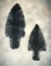 Pair of Ohio Coshocton Flint points including a 2 3/4