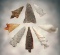 Set of 8 nice Gempoints found in the Western U.S. Includes a 1 5/16