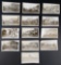 Set of 13 vintage photographs from the early 1900's featuring Native Americans.