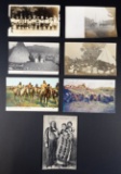 Set of 7 Vintage Post Cards featuring Native Americans. A few have some edge damage.