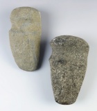 Pair of 3/4 Groove Adzes found in Ohio. Both are in good condition. The larger is 5 1/2