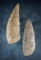 Pair of Ohio curved Knives in nice condition. Found in Ohio. Ex. Hill, Dilley. The larger is 4 3/16