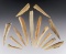 Set of 14 Bone Awls. All were found on the Shaddle Farm in Mason Co., West Viginia.