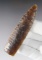 Exceptional flaking on this 3 11/16