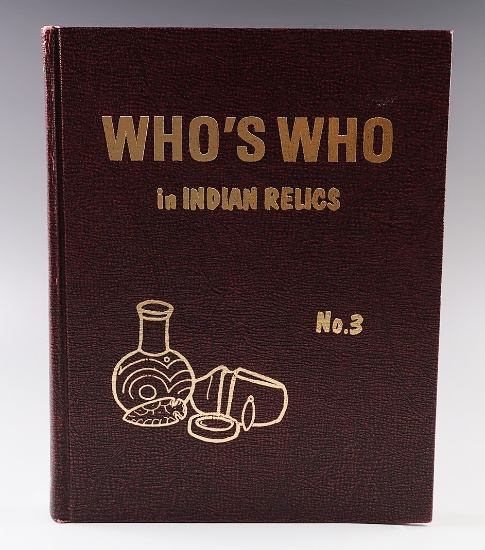 Hardcover Book: "Who's Who in Indian Relics" No. 3, 2nd edition from 1990.