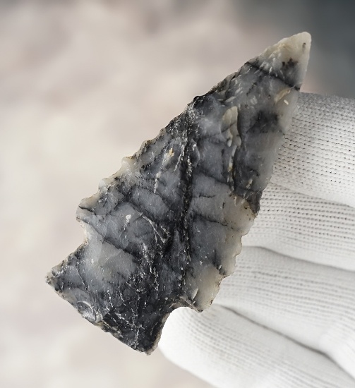 Beautiful material! 2 3/4" Novaculite Hardin found in Hempstead Co., Arkansas. COA's.