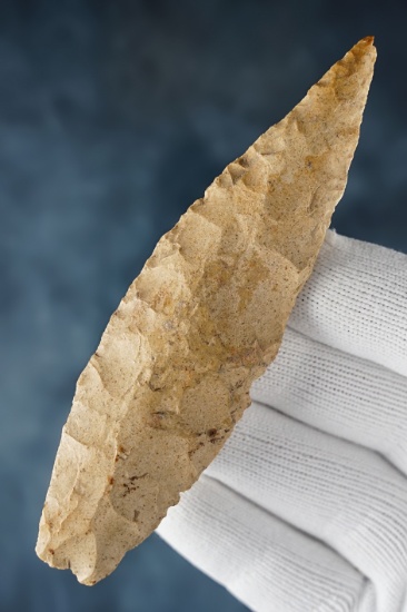 4 5/16" Angostura that is well patinated. Found in the Illinois/Missouri area.