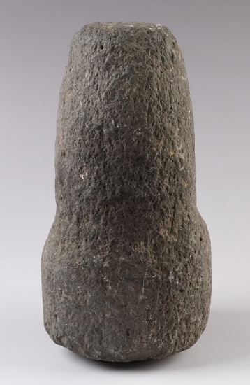 6" tall Bell Pestle made from Hardstone that shows excellent age. Pennsylvania/New Jersey area.