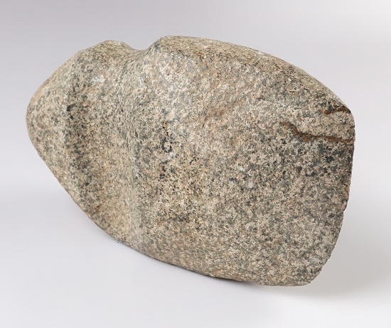 Well made 5 1/2" long 3/4 Groove Axe made from beautiful Granite. Found in Clark Co., Ohio.