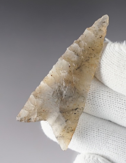 SALE HIGHLIGHT! 2 1/4" Dendritic Agate Paleo Meserve with nice ancient grinding, Montana.