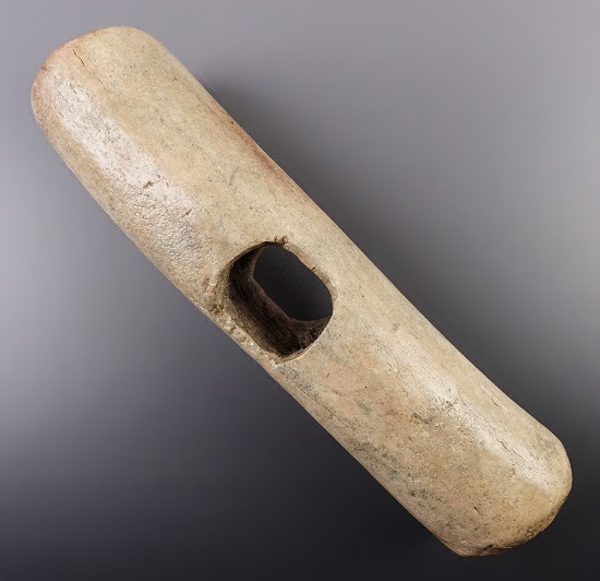 8 3/8" Antler Root Digger found in 1960 along the Columbia River, Washington. Stermer COA.