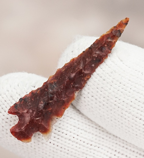 Attractive 1 7/16" Rose Springs made from Agate. Found by George and Beth Miller, California.
