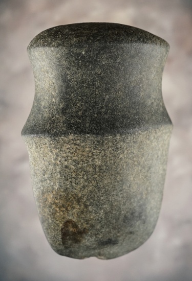 4" Full Groove Poll Axe made from Hardstone. Found in Ohio. Some ancient damage to bit.