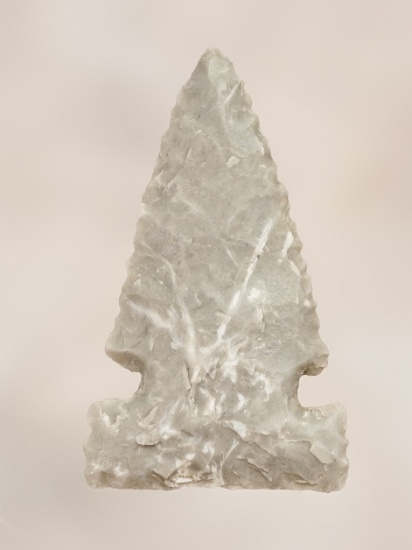 1 1/16" Plains Side Notched recovered on the Boley Site in Morton Co., South Dakota.