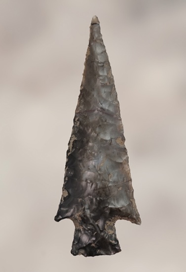 1 7/16"  Stemmed Point found in Klickitat Co., Washington near the Dalles. Ex. Charlie Mitchell.