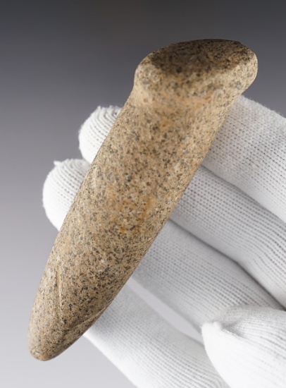 3 13/16" Effigy Pestle found on the Mid-Columbia River, Oregon by Frank Beuhler.