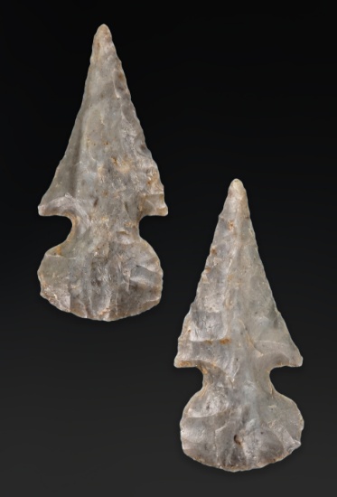 Classic styled 1" Collier Point. Collected at the Spiro site, Craig mound, LeFlore Co., Oklahoma.