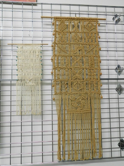 Macrame wall hangings