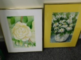framed & Matted Water Colors