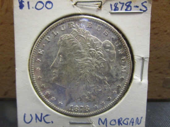 1878S Morgan Silver Dollar