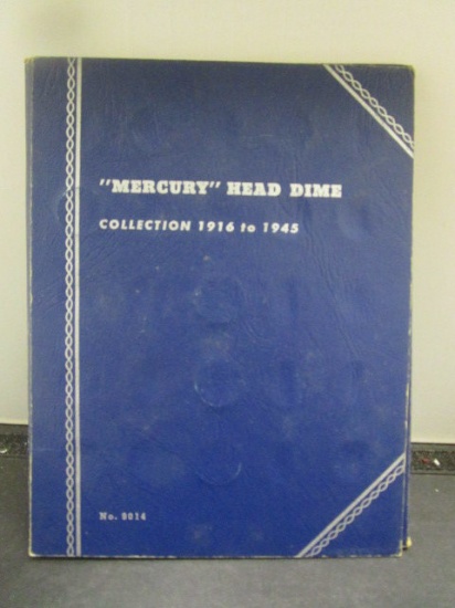 Book of 33 Mercury Silver Dimes