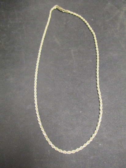 16" Sterling Silver Rope Chain